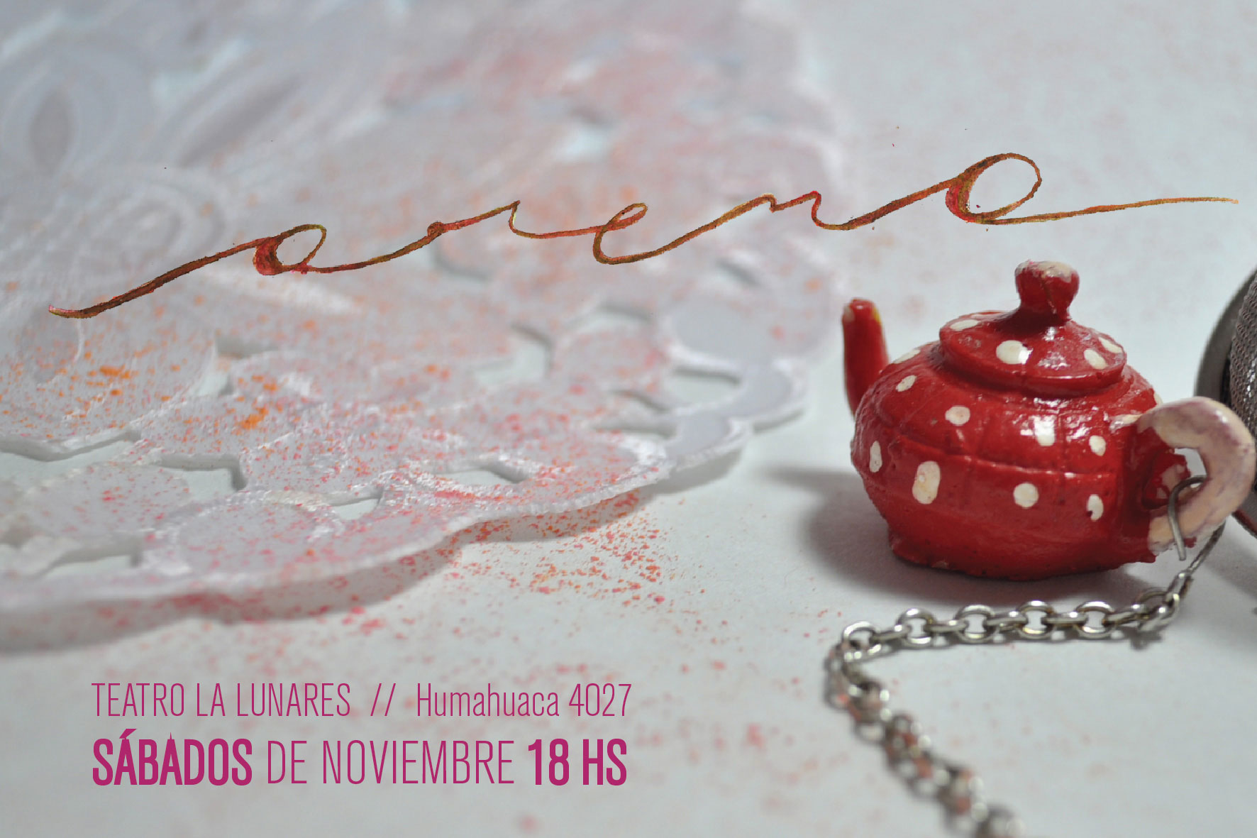 Diseño Gráfico de la obra de teatro Arena